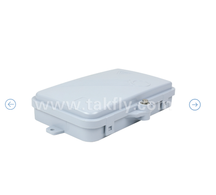 กล่องเชื่อมต่อไฟเบอร์ออปติก FTKS-1805-04A, อะแดปเตอร์ 4 SC/APC SM SX, ติดตั้ง Pigtail, FTTH FTTx Splicing Distribution Splitting Storage Cable Management Enclosure Wall Mount