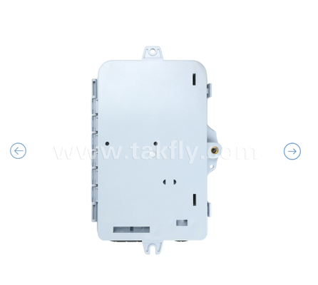 กล่องเชื่อมต่อไฟเบอร์ออปติก FTKS-1805-04A, อะแดปเตอร์ 4 SC/APC SM SX, ติดตั้ง Pigtail, FTTH FTTx Splicing Distribution Splitting Storage Cable Management Enclosure Wall Mount