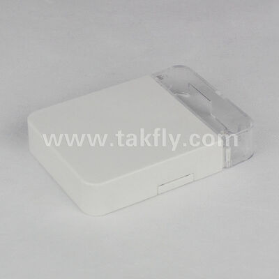 1 ช่องปิดไฟเบอร์ออปติก, SC LC Simplex Duplex Adapter, ผิวติดตั้งแผ่นผนัง, ไม่มีช่องตัดไฟเบอร์, การจัดการเคเบิลพอร์ตด่วน, OEM Custom Logo, FTTH FTTx Work Area Subsystem