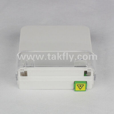 1 ช่องปิดไฟเบอร์ออปติก, SC LC Simplex Duplex Adapter, ผิวติดตั้งแผ่นผนัง, ไม่มีช่องตัดไฟเบอร์, การจัดการเคเบิลพอร์ตด่วน, OEM Custom Logo, FTTH FTTx Work Area Subsystem