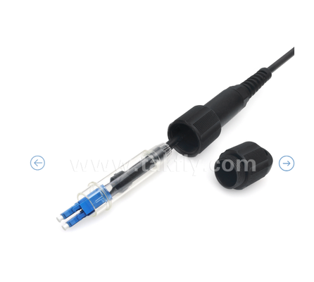 IP67 กันน้ํา LC-LC Duplex Patch Cord ✅ ระดับกลางแจ้ง, สาย GYFJH, พร้อมสําหรับสภาพแวดล้อมที่ยากลําบาก