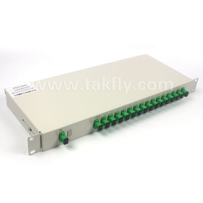 Complete 1×2 to 1×32 PLC Splitter Series – 1U Rack Chassis for Central Office