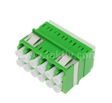 12-Port High-Density LC-LC Adapter 12-Core, Multi-Channel Data Transmission, Low Insertion Loss สําหรับศูนย์ข้อมูลและเครือข่ายไฟเบอร์ความเร็วสูง