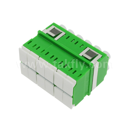 12-Port High-Density LC-LC Adapter 12-Core, Multi-Channel Data Transmission, Low Insertion Loss สําหรับศูนย์ข้อมูลและเครือข่ายไฟเบอร์ความเร็วสูง