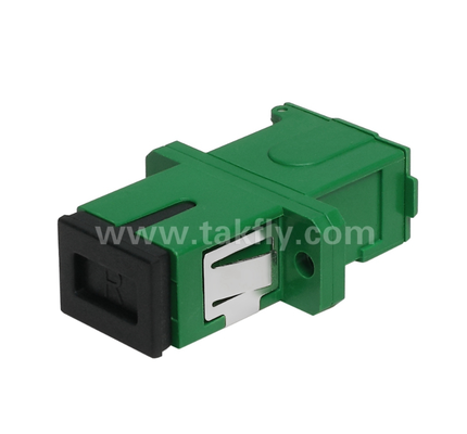 อะแดปเตอร์ SC Simplex พร้อมฝาปิดภายนอกและชัตเตอร์ด้านข้าง – กันฝุ่นและป้องกันดวงตาด้วยเลเซอร์ การสูญเสียการแทรกต่ำ สำหรับศูนย์ข้อมูลและการเชื่อมต่อไฟเบอร์ FTTx