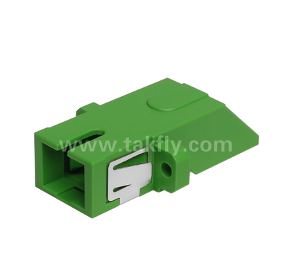 อะแดปเตอร์ Simplex ชนิดแนวทแยง SC พร้อมชัตเตอร์ภายในในตัว – กันฝุ่นและป้องกันดวงตาด้วยเลเซอร์ การสูญเสียการแทรกต่ำ สำหรับศูนย์ข้อมูลและการเชื่อมต่อไฟเบอร์ FTTx