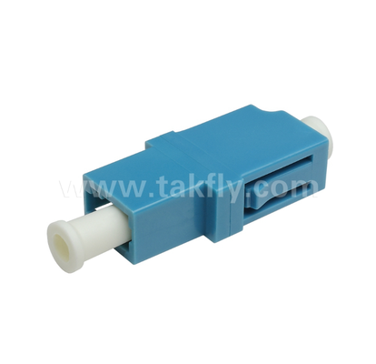 แอดป์เตอร์ไฟเบอร์ LC Simplex ความเสียในการใส่ที่ต่ํา, การจัดสรรความละเอียด, ทนต่ออุณหภูมิสูงและต่ํา, สําหรับศูนย์ข้อมูลและการเชื่อมต่อไฟเบอร์ FTTx