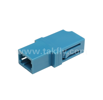 แอดป์เตอร์ไฟเบอร์ LC Simplex ความเสียในการใส่ที่ต่ํา, การจัดสรรความละเอียด, ทนต่ออุณหภูมิสูงและต่ํา, สําหรับศูนย์ข้อมูลและการเชื่อมต่อไฟเบอร์ FTTx