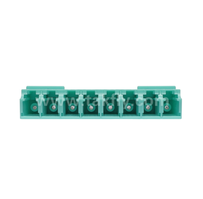 LC 8-Way Adapter 8 ใน 1 LC Duplex, High-Density Fiber Adapter, ความสูญเสียการใส่ต่ํา, สําหรับศูนย์ข้อมูลและ FTTx High-Density Patching
