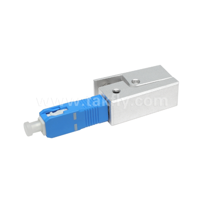 SC Square Type Bare Fiber Adapter ✅ ไม่มีเอโป๊กซี่ สามารถใช้ได้ใหม่ได้ เสียการใส่น้อย สําหรับการทดสอบและการวัดไฟเบอร์ออปติกส์