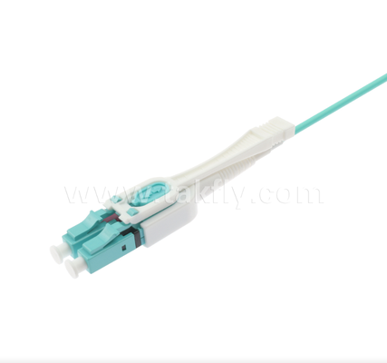 LC Push-Pull Uniboot Fiber Optic Patch Cord หน่อเดียวสองโคเรีย, Polarity Interchangeable, สําหรับการประกอบความหนาแน่นสูงและการใช้งานศูนย์ข้อมูล