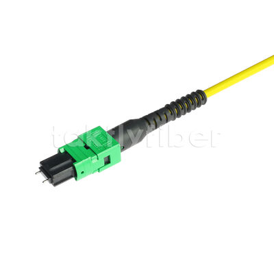MPO MTP Patchcord SM Trunk Cable 12F ไฟเบอร์ออปติกสําหรับศูนย์ข้อมูล AI Telecom FTTX Cabling