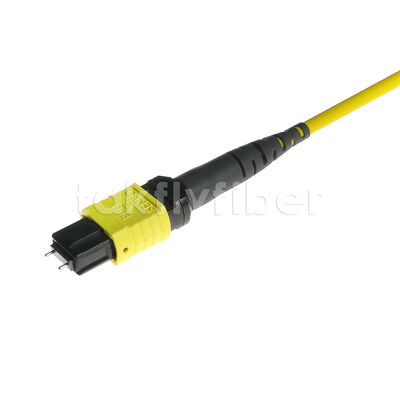 MPO MTP Patchcord SM Trunk Cable 12F ไฟเบอร์ออปติกสําหรับศูนย์ข้อมูล AI Telecom FTTX Cabling