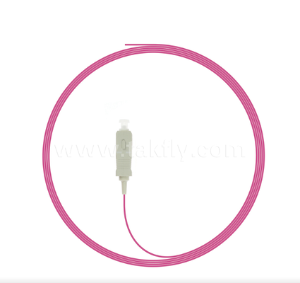 SC Simplex Fiber Optic Pigtail – 0.9/2.0/3.0mm Cable Diameters, Connectorized One End, Bare Fiber on the Other, for Optical Termination, Splicing & Equipment Connection