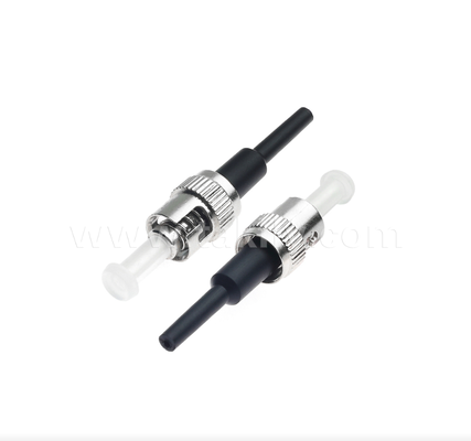 ST สายเชื่อมไฟเบอร์ออปติก รางบายอเน็ต Twist-Lock ความสูญเสียการใส่ที่ต่ํา คอมพลิเคชัน Multimode/Singlemode
