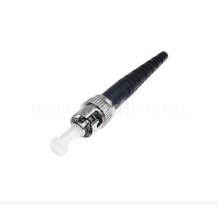 ST สายเชื่อมไฟเบอร์ออปติก รางบายอเน็ต Twist-Lock ความสูญเสียการใส่ที่ต่ํา คอมพลิเคชัน Multimode/Singlemode