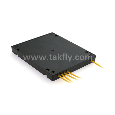 MPO/MTP Fanout Cable PLC Splitter 1x4 สายใยไฟเบอร์ออปติกแบบเดียวสําหรับศูนย์ข้อมูล FTTX