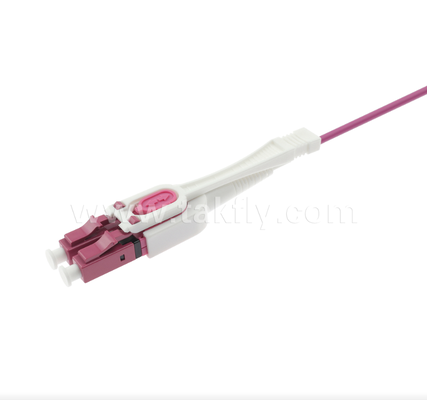 MPO/MTP-LC Uniboot Breakout Patch Cord ✓ LC สองตัวใน Boot หนึ่ง, Polarity Reversible, การออมพื้นที่ 50% สําหรับเครือข่าย 100G/400G