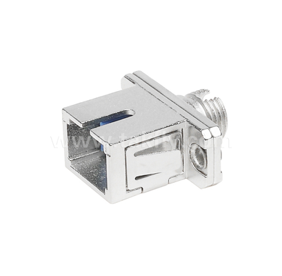 FC-SC Hybrid Adapter – Simplex, Metal Housing, Female-Female, for Different Connector Interconnection