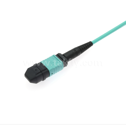สายแพทช์ฝ่าวงล้อม MPO / MTP-LC | โซลูชันการเดินสายไฟเบอร์ออปติกแบบมัลติคอร์ความหนาแน่นสูง