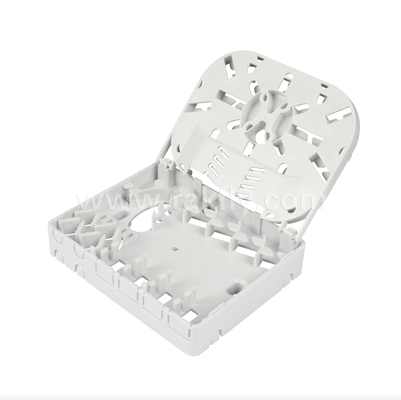 TKS-1806-04C-4 Port Fiber Termination Box - Surface Mount, SC/LC Compatible, การออกแบบแบบโมดูลสําหรับระบบย่อยพื้นที่ทํางาน