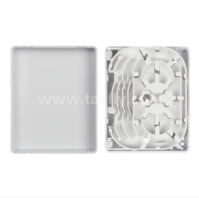 TKS-1806-04C-4 Port Fiber Termination Box - Surface Mount, SC/LC Compatible, การออกแบบแบบโมดูลสําหรับระบบย่อยพื้นที่ทํางาน