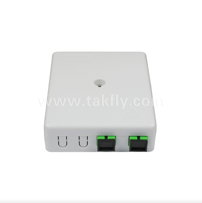 TKS-1806-02E 2-Port Wall Mount Box ✅ การป้องกันกลและการจัดการไฟเบอร์สําหรับ FTTH