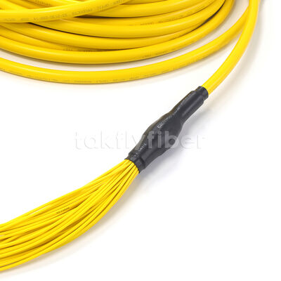 Amphenol ปรับแต่ง 288 สายใย 0.35dB เสียการใส่สูงสุด Single Mode OS2 MPO Trunk Cable สําหรับ Data Center
