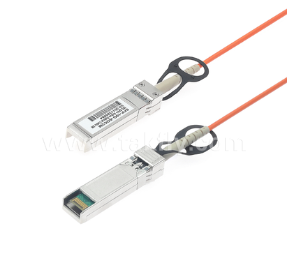 สายเคเบิลใยแก้วนำแสงแบบแอคทีฟ 10G SFP+ (AOC) – 300 เมตร บน OM3, 850nm VCSEL, ใช้พลังงานต่ำ <0.35W/ปลายสาย, การเชื่อมต่อระยะสั้น SFP+ ถึง SFP+