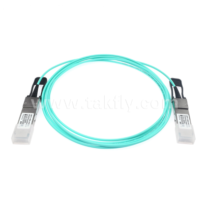 สายเคเบิลใยแก้วนำแสงแบบแอคทีฟ 100G QSFP28 (AOC) – 4×25G, สูงสุด 104Gbps, 3-70ม., VCSEL Array, ใช้พลังงานต่ำ <3.5W, QSFP28 ถึง QSFP28