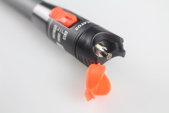 ประเภทปากกาแหล่งกำเนิดแสงสีแดง VFL Visual Fault Locator 10mW FTTH Fiber Optic Tester