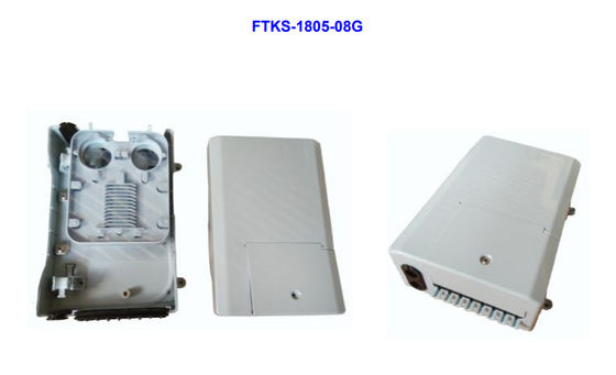 FTTH 8 Port Outdoor ABS + PC NAP กล่องต่อสายไฟเบอร์ออปติกแบบติดผนัง