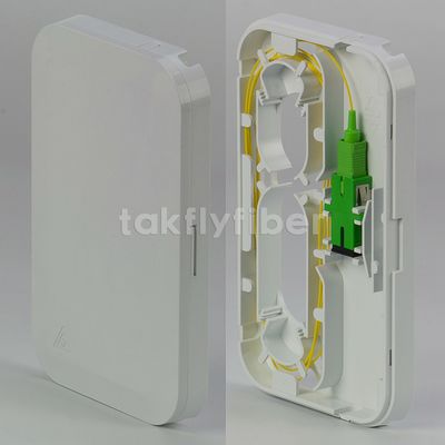 FTTX 1 Core FTTH Junction Box กล่องไฟเบอร์เทอร์มินัล SC Adapter Pigtail