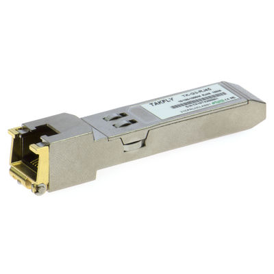 10/100/1000M SFP Copper RJ45 CAT5E CAT6 100m Gigabit 10GBASE-T Ethernet Transceiver โมดูล