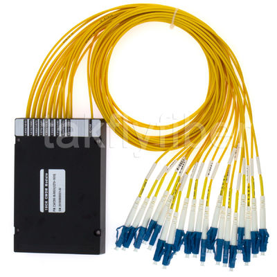 18CH CWDM Mux Demux Single Fiber Wavelength Division Multiplexing Monitor Port ตัวเลือก