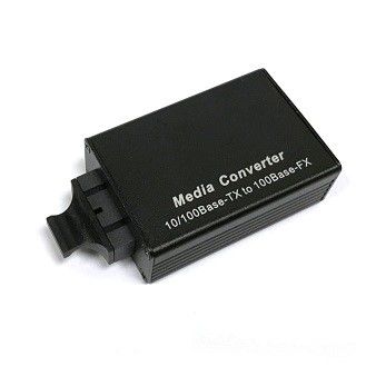 มินิขนาด 10 / 100M Singlemode Simpex Fiber Optic Media Converter ในอีเธอร์เน็ต