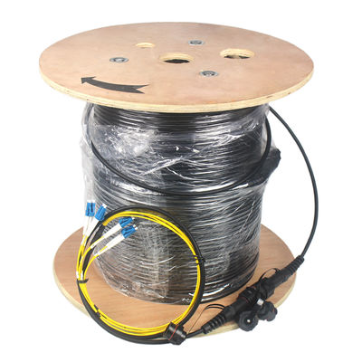 MPO / MTP กันน้ำกลางแจ้ง - LC Singlemode Fiber Optic Breakout Cable