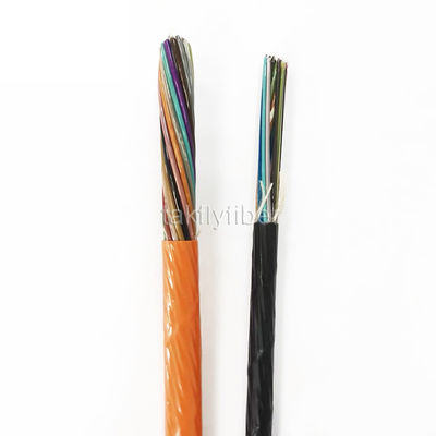 12C 24C 48C 96C GCYFTY สายไฟเบอร์ออปติกกลางแจ้ง Non-Metallic HDPE GCYFXTY Air Blown Micro fO Cable