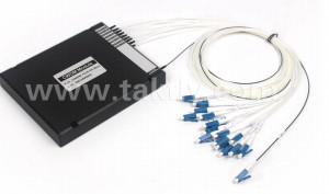 16 CH CWDM Mux Demux กล่อง ABS 2.0 มม 3.0 มม LC APC Connector