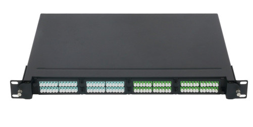 TK-HRS-1096E MPO/MTP คาเซ็ท แพนเอลการจัดการสําหรับศูนย์ข้อมูล ความสูง 1U