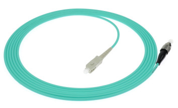 3.0mm SC-FC Simplex/Duplex Fiber Optic Patch Cord สําหรับการเชื่อมต่อที่เรียบร้อยในสภาพแวดล้อมที่รุนแรง