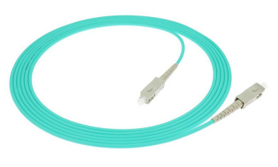 3.0mm กว้างเคเบิล SC-SC สายพับปลาทช์ไฟเบอร์ออปติกซิมพล็กซ์/ดับเพล็กซ์ ด้วยความสูญเสียกลับ UPCSM≥50dB APCS≥60dB