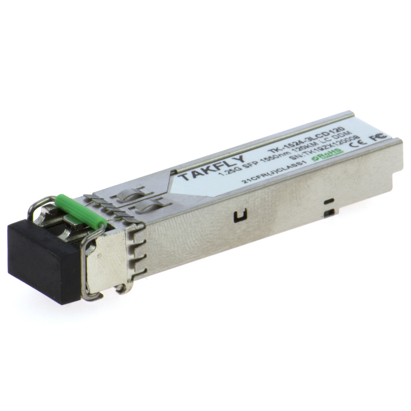 1.25G SFP 1550nm 120KM SMF DDM LC CISCO JUNIPER HUAWEI รองรับ SFP โมดูลตัวถ่ายออปติกสําหรับการสื่อสารระยะไกล