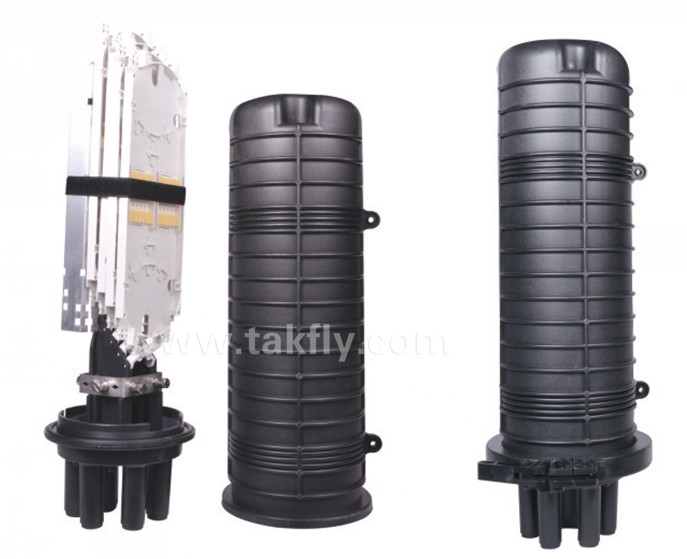 TK-SC-V15 โดม ความร้อนลดลง Seal สายไฟเบอร์ออปติก Splice ปิดสําหรับสภาพแวดล้อมที่รุนแรง