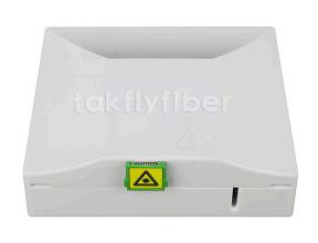 กล่องปลายไฟเบอร์ออปติก FTTH พร้อมช่องเข้าเคเบิล 1 ท่าสําหรับเคเบิลปาทช์