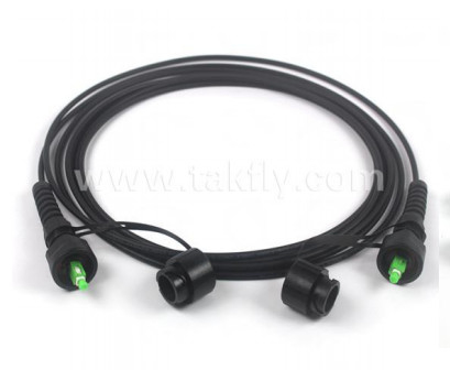 ODVA สายพับกันน้ํา 4.5-8.0nm ความทนทานของเคเบิล ≤ 0.2dB กับเคเบิลออปติก
