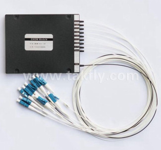 8 CH ลดการใส่เสียCWDM Mux Demux ABS Box 2.0mm 3.0mm เครื่องเชื่อม