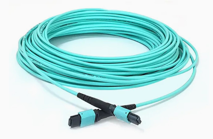 8/12/24core 2m-50m ความหนาแน่นสูง PVC/LSZH UL การรับรองหญิง/ชาย MPO-MPO Sm Om3 Om4 Om5 กระโปรงเคเบิล แพทช์คอร์ด ไฟเบอร์ออปติก จัมเปอร์