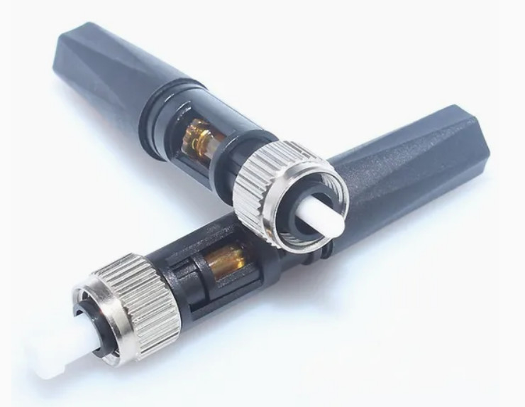 เครื่องเชื่อมต่อความรวดเร็วไฟเบอร์ออปติกแบบเดียว (Singlemode Fiber Optic FC/UPC Fast Connector) สําหรับ CATV FTTH
