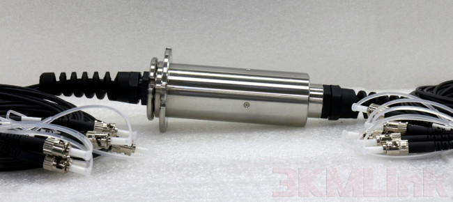 OM1/OM2 ประเภทไฟเบอร์ Ultra-Integrated Multi-Channel Optical Fiber Slip Ring Series และความสูญเสียการสับสนต่ํา